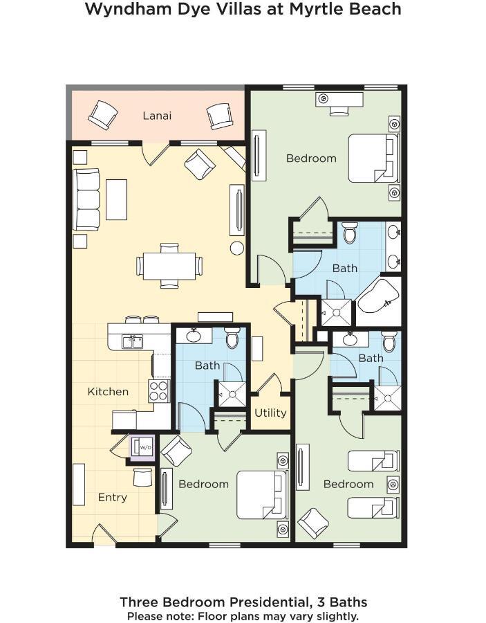 נורת' מירטל ביץ' Club Wyndham Dye Villas מראה חיצוני תמונה